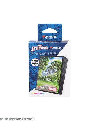 MTG Marvel's Spider-Man Premium Art Sleeves - Spider-Man Forest
