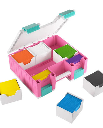 Gamegenic Game Castle Storage Box - Pink/Teal