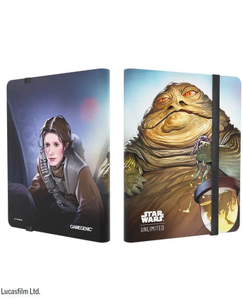 Star Wars Unlimited 18-Pocket Casual Album - Leia Organa/Jabba the Hutt