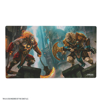 Reality Fracture Shiny Playmat - Ajani, Path of Vengeance/Ajani, Counterattack Leader