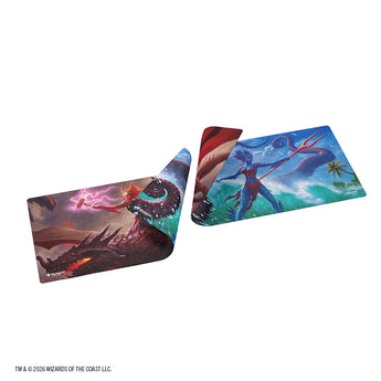 Reality Fracture Double-sided Playmat - Kiora of Salt and Sand/Kiora of Fire and Ashes