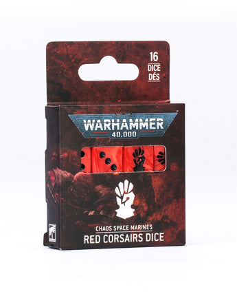 Chaos Marines Red Corsairs Dice