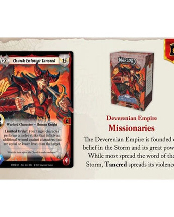 Warlord: Saga of the Storm - Into the Accordlands - Deverenian Empire Starter Deck