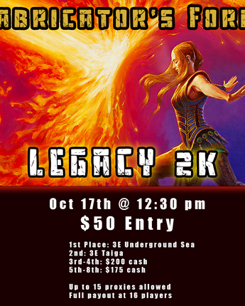 MTG Legacy 2k - Oct 17th (3E Underground Sea)