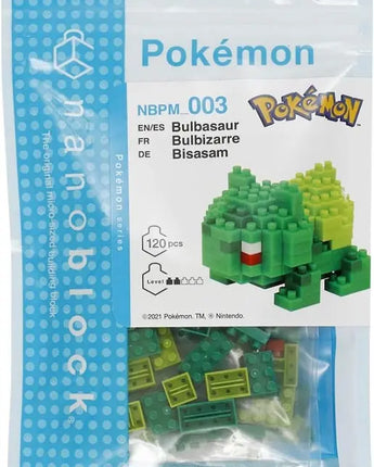 Nanoblock Pokemon - Bulbasaur, Pokémon Series Building Kit