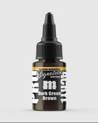 Pro Acryl - Dark Green Brown - Flameon Miniatures Signature Series