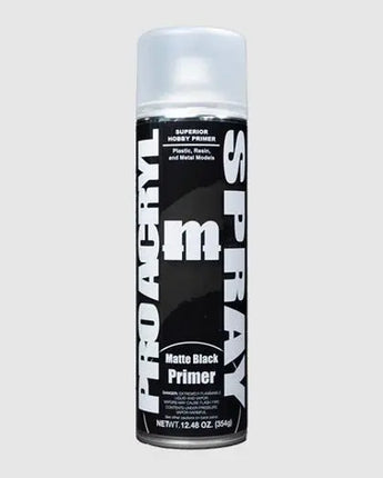 Pro Acryl Spray - Matte Black Primer