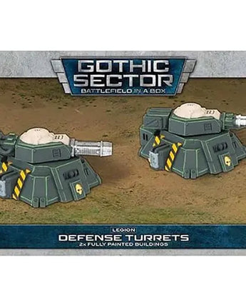 Battlefield in a Box: Gothic Sector- Legion Defense Turrets (x2), 30mm scale