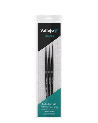Vallejo Definition Set - Natural Hair (Sizes 4/0, 3/0 & 2/0)