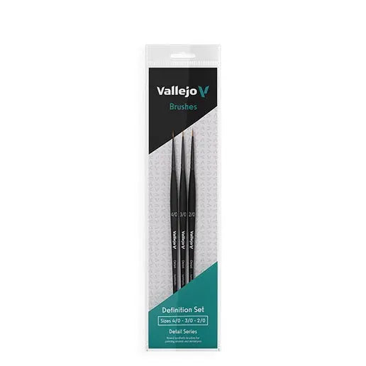 Vallejo Definition Set - Natural Hair (Sizes 4/0, 3/0 & 2/0)