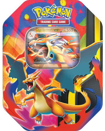 Pokémon trading card game packaging with Charizard illustration