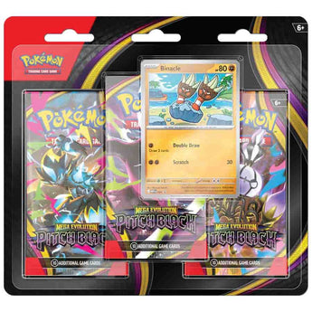 Pitch Black 3-Pack Blister