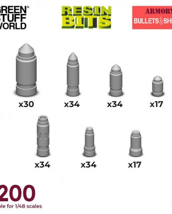 GSW: Resin Bullets and Shells