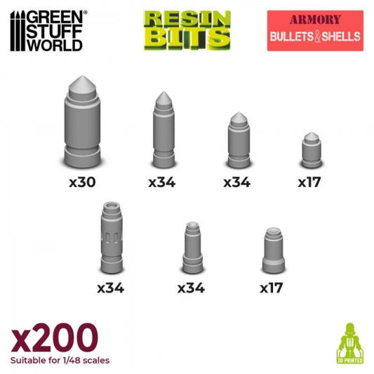 GSW: Resin Bullets and Shells