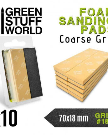 GSW: Foam Sanding Pads 180 grit