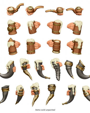 GSW: Beer Mugs and Horns