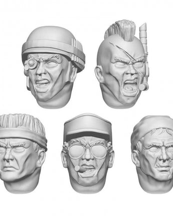 GSW: DakkaDakka - Jungle Commando Heads