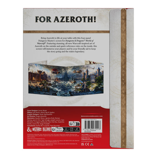 D&D 5.5e World of Warcraft - DM Screen