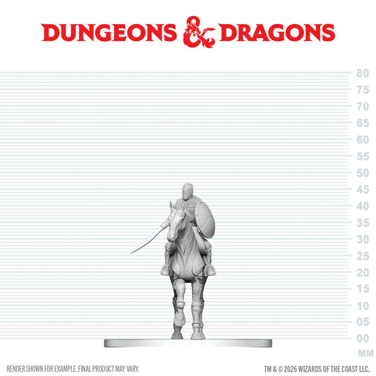 D&D Nolzurs Unpainted: W29 Nimblewright Steed With Rider