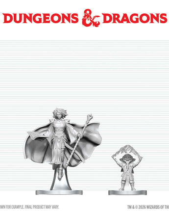 D&D Nolzurs Unpainted: W29 Gnome Warlock N Aasimar Wizard