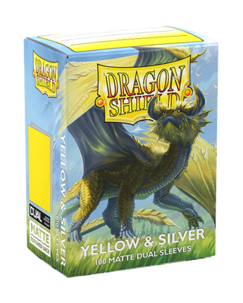 Dragon Shield 100ct Dual Matte - Yellow and Silver