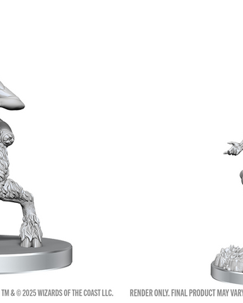 D&D Nolzurs Unpainted: W28 Satyr & Dryad