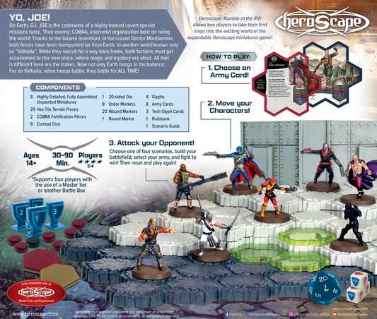 G.I Joe Heroscape Rumble at the Rift Battle Box