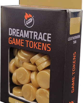 DreamTrace Gaming Tokens - Leatherwork Tan