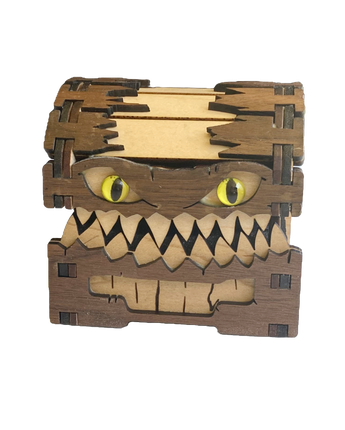 Hrothgar's Hoard Mimic Dice Chest - Maple