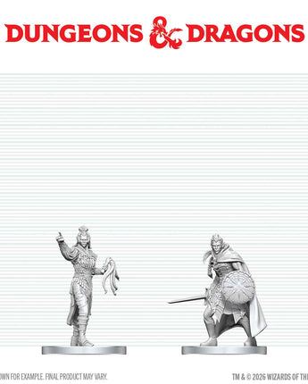D&D Nolzurs Unpainted: W29 Drow Elite Warrior N Drow Priestess Of Lolth
