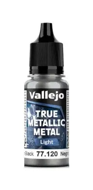 True Metallic Metal Paints: Obsidian Black - Light