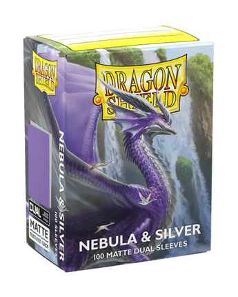 Dragon Shield 100ct Dual Matte - Nebula and Silver