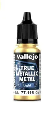 True Metallic Metal Paints: Greenish Gold - Light