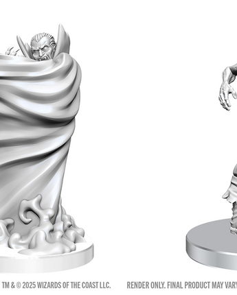 D&D Nolzurs Unpainted: W28 Classic Vampire & Classic Zombie
