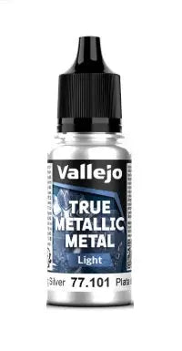 True Metallic Metal Paints: Sterling Silver - Light