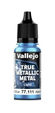 True Metallic Metal Paints: Sapphire Blue - Light