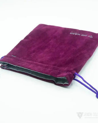Velvet Dice Bag - Medium - purple