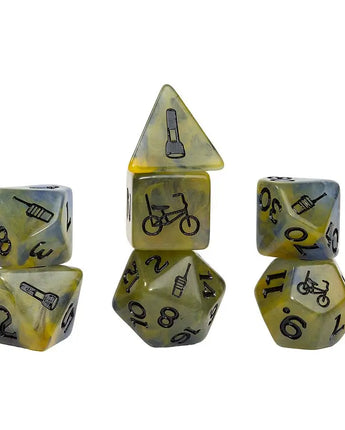 Sirius Dice: Stranger Things - 7ct Adventure Dice Mike