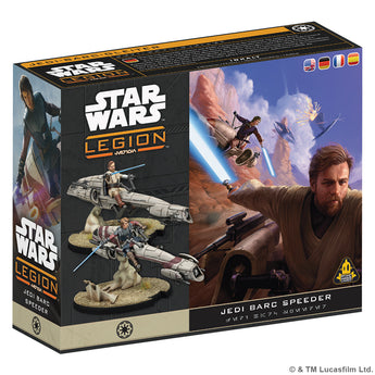 Star Wars Legion Jedi General on BARC Speeder