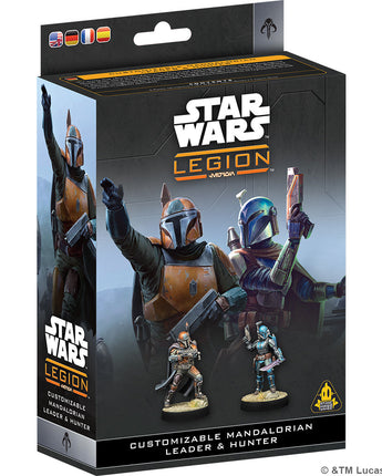 Star Wars Legion Customizable Mandalorian Leader and Hunter