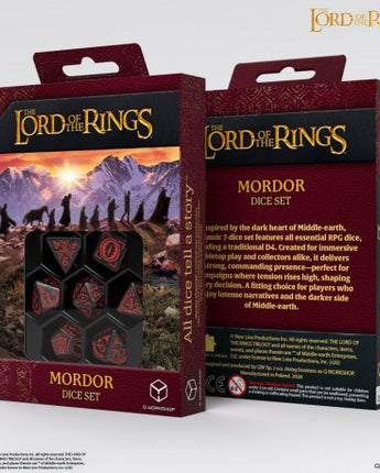 Lord of the Rings Dice: Mordor RPG Set (7ct)