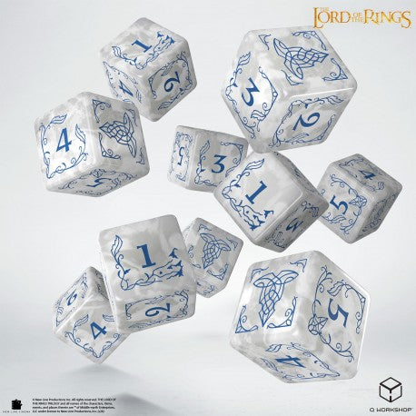 Lord of the Rings Dice: Rivendell Stone D6 Set (10)