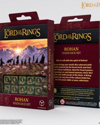 Lord of the Rings Dice: Rohan D6 Set (10)