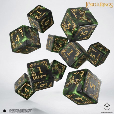 Lord of the Rings Dice: Rohan D6 Set (10)