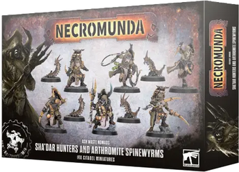 Necromunda Sha'dar Hunters & Arthromite Spinewyrms