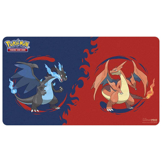 Pokemon Playmat: Mega Charizard X and Y