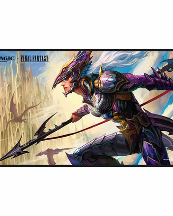 Ultra Pro Black Stitched Play Mat: Final Fantasy - Kain, Traitorous Dragoon