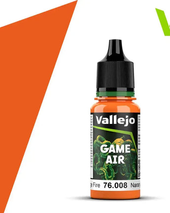 Vallejo AIR: Orange Fire Game Color