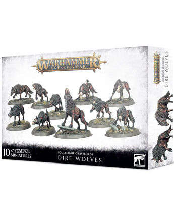 Soulblight Gravelords Dire Wolves 