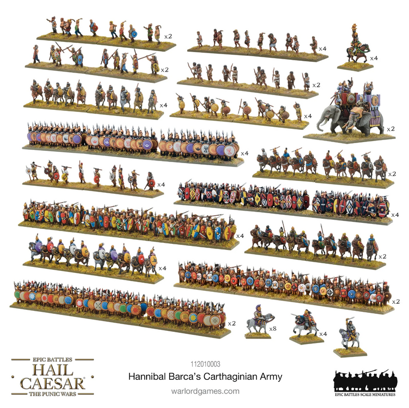 Load image into Gallery viewer, Hail Caesar Epic Battles: Hannibal Barca&#39;s Carthaginian Army
